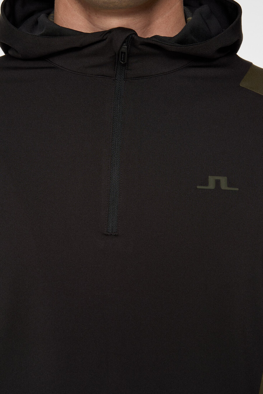 lukas quarter zip hood