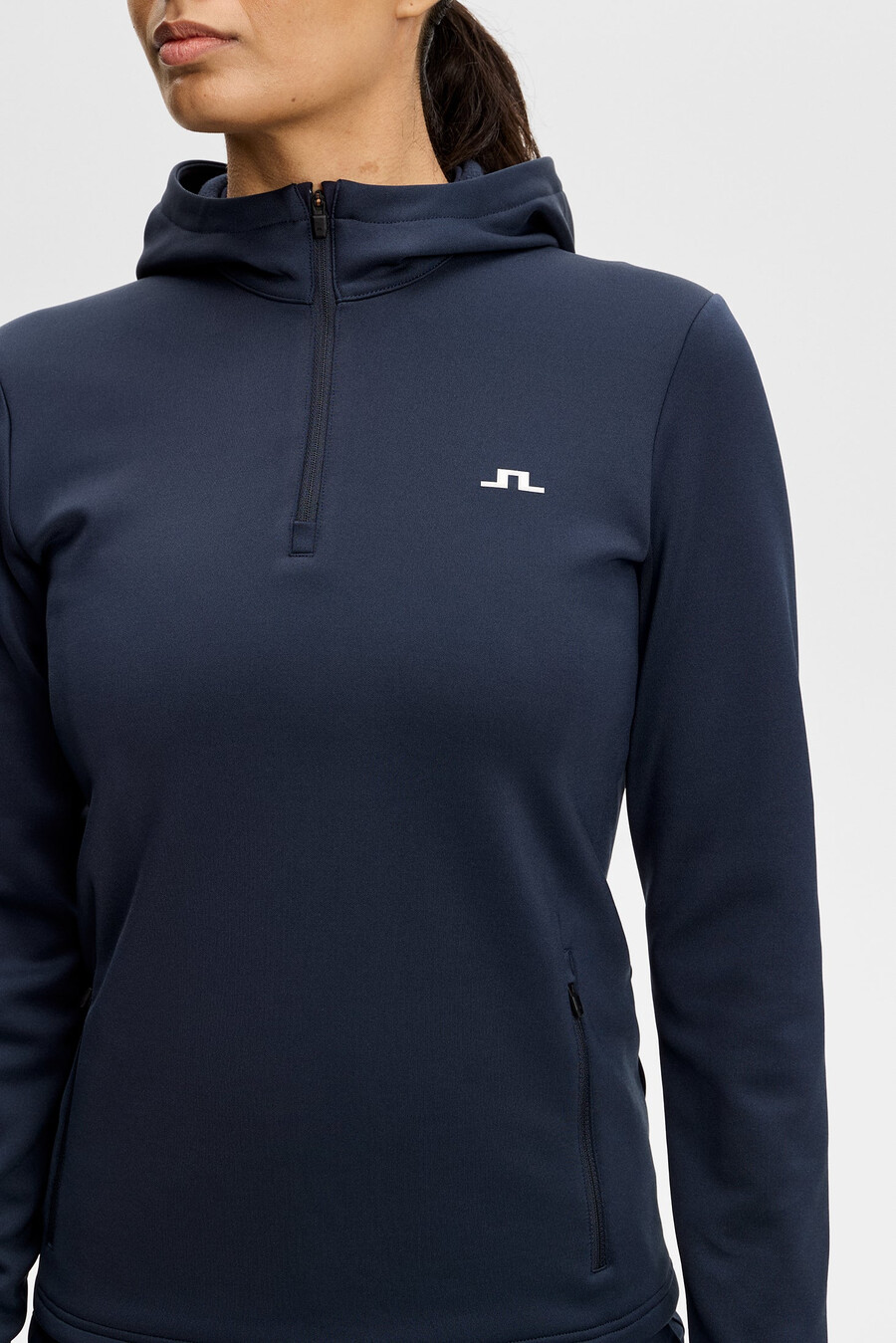 aerielle quarter zip hood
