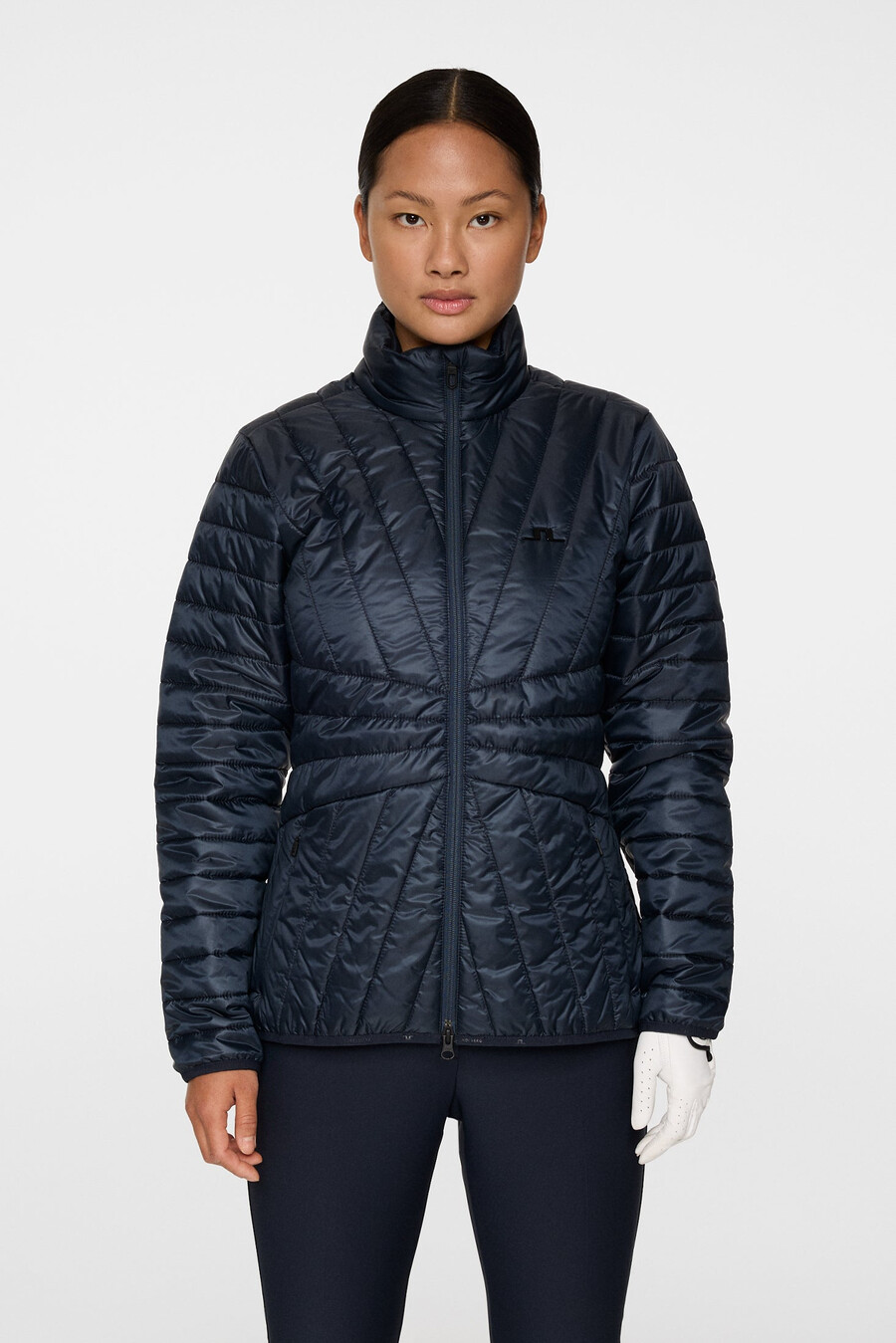 marble quilted jacket