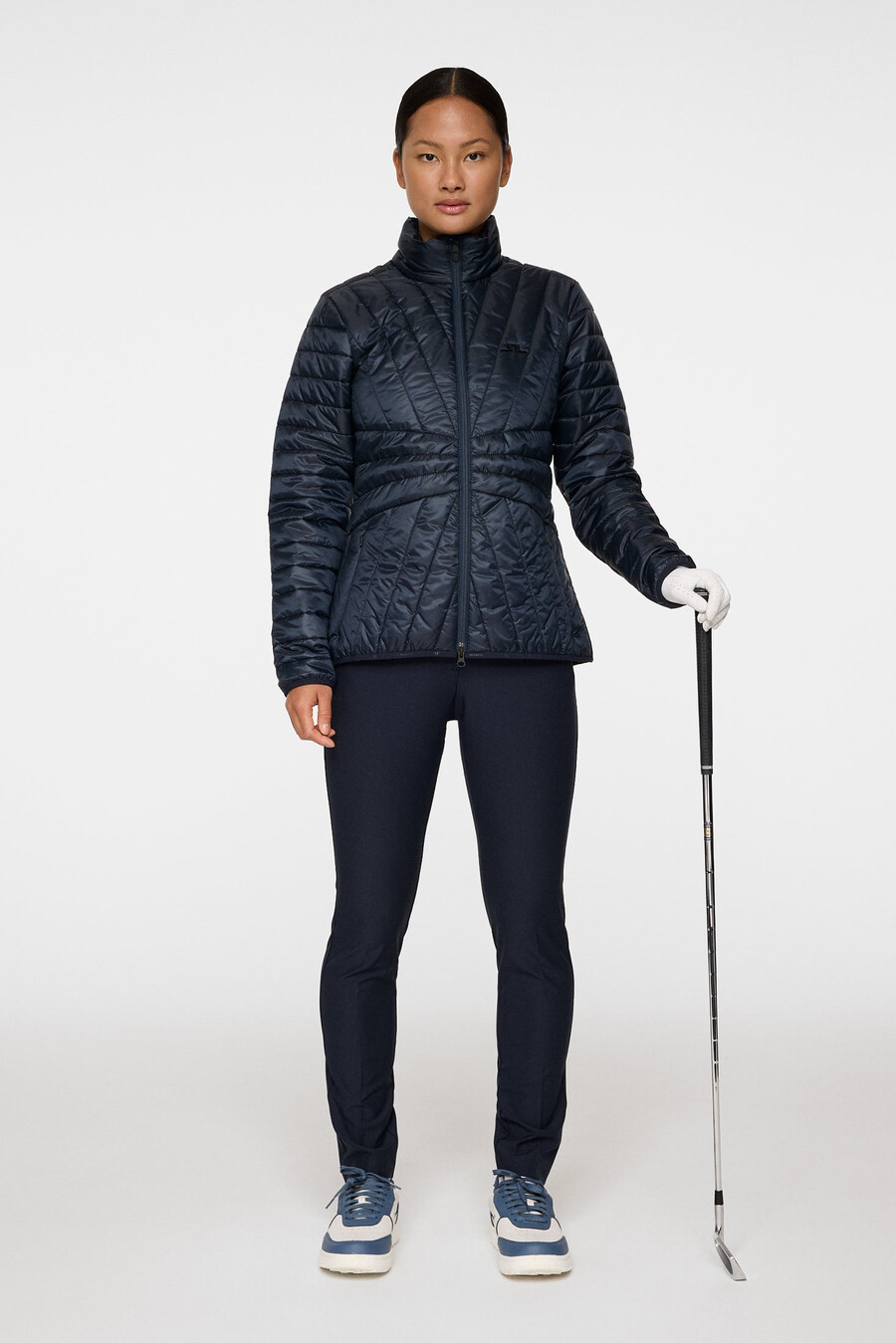 marble quilted jacket