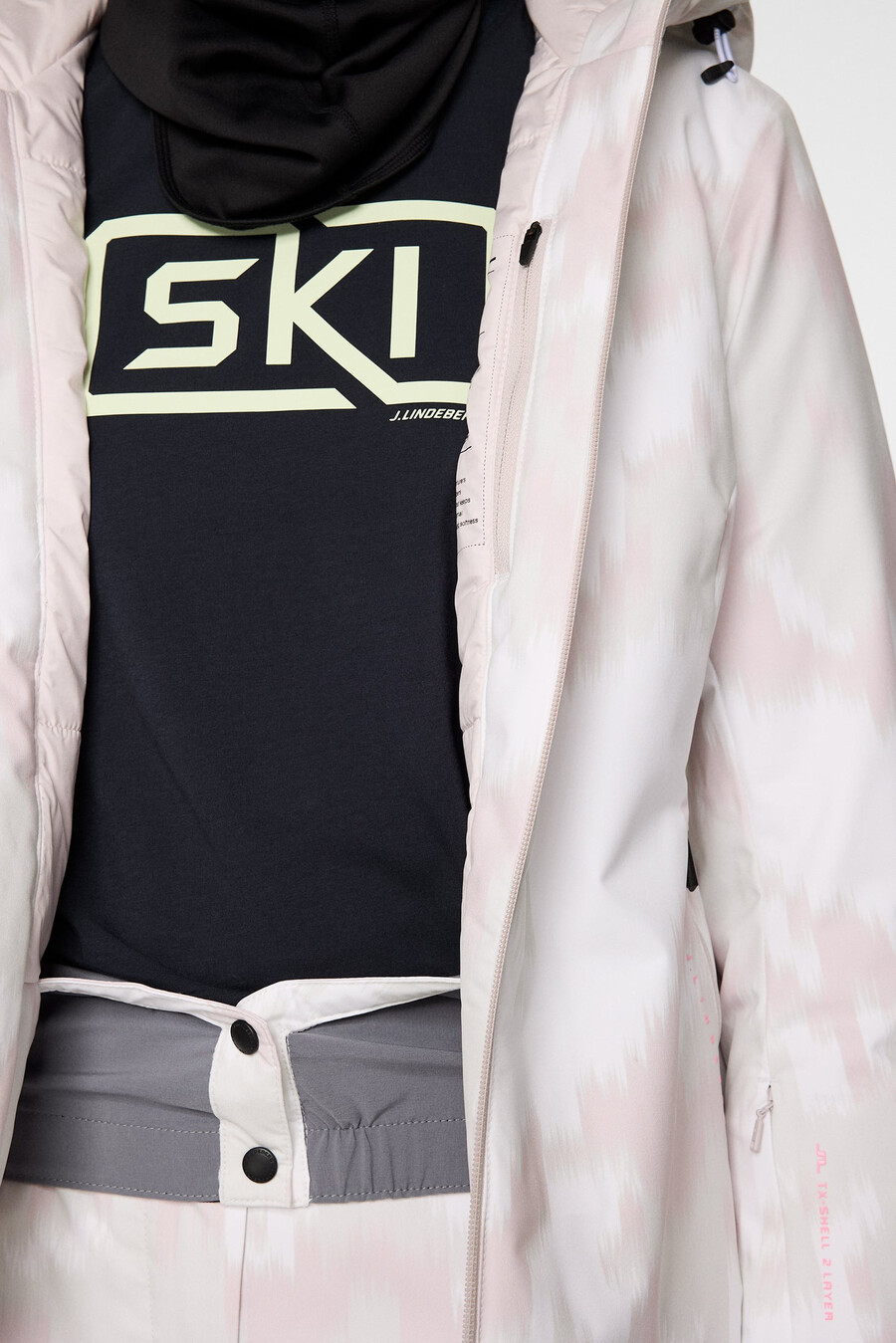 starling ski jacket printed