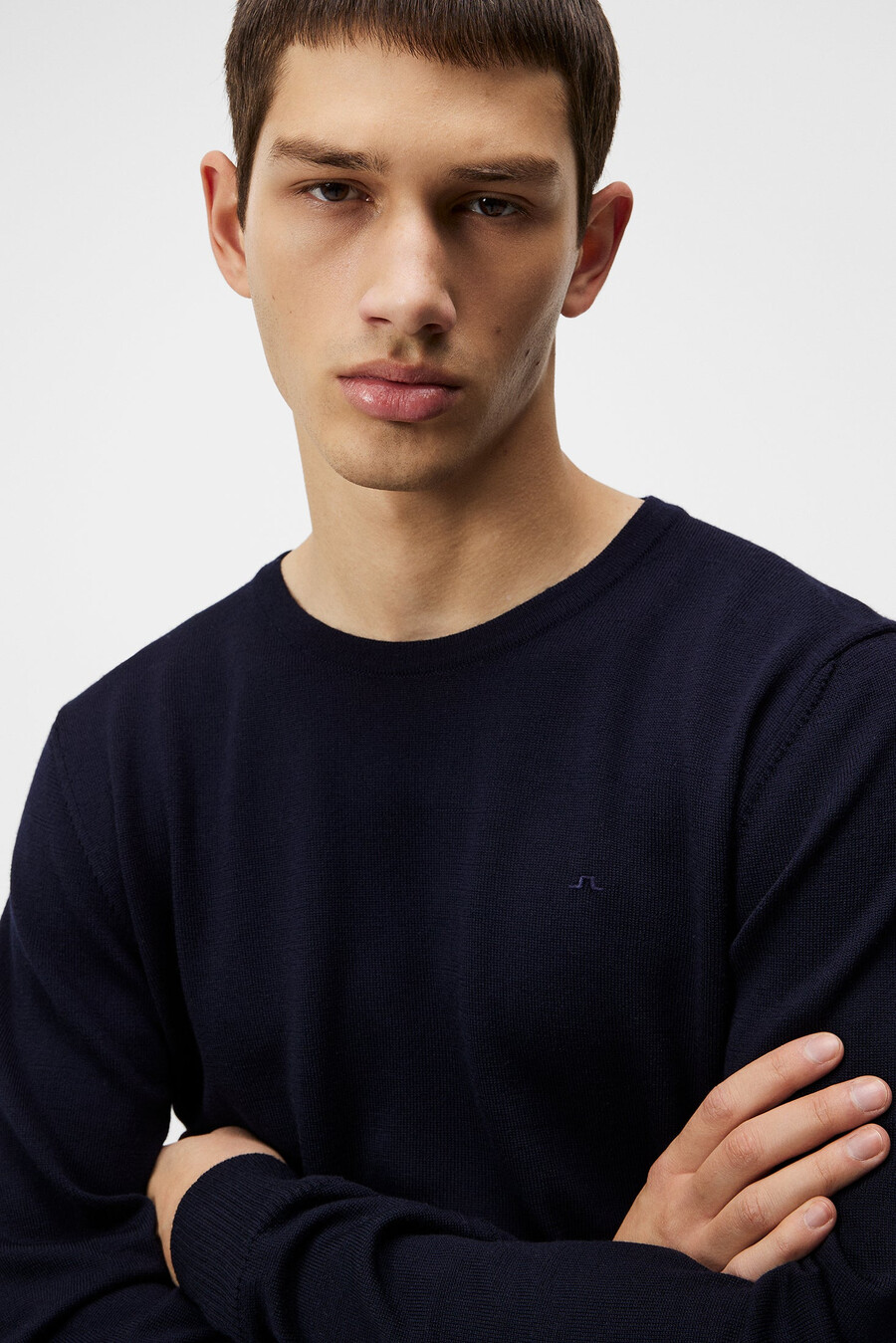 lyle merino crew neck sweater