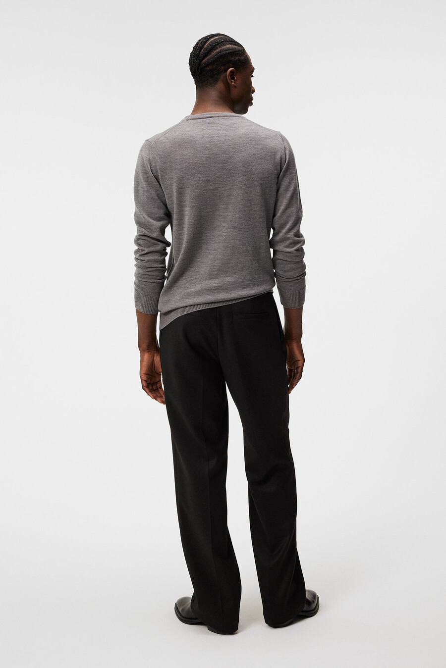 lyle merino crew neck sweater