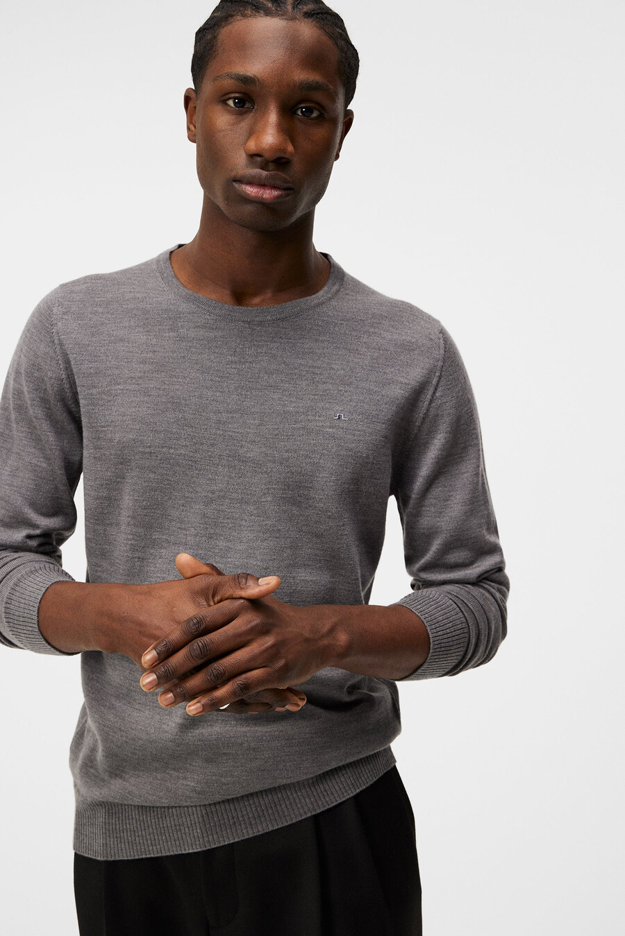 lyle merino crew neck sweater