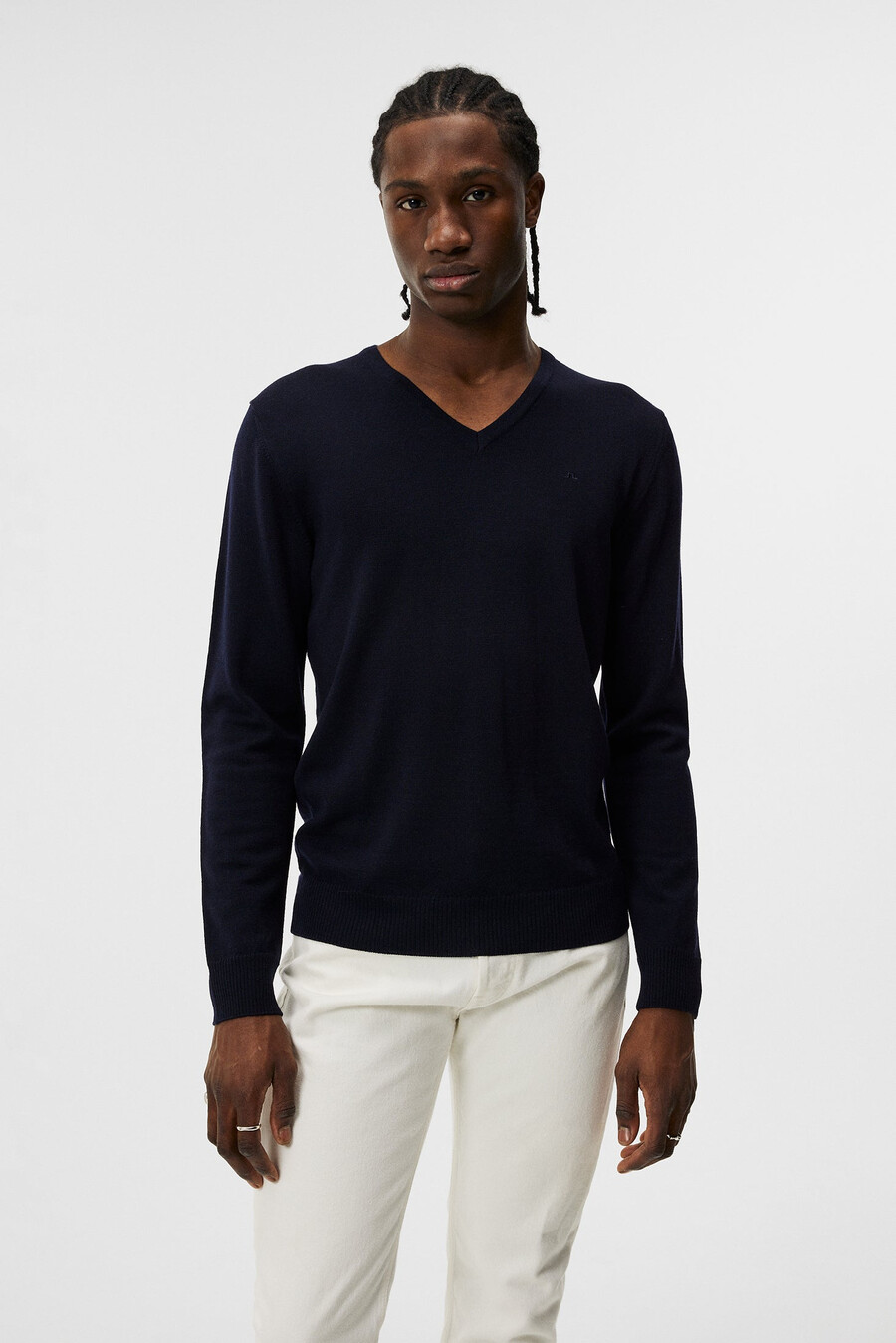 lymann merino v-neck sweater