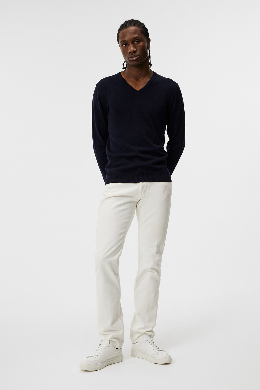 lymann merino v-neck sweater
