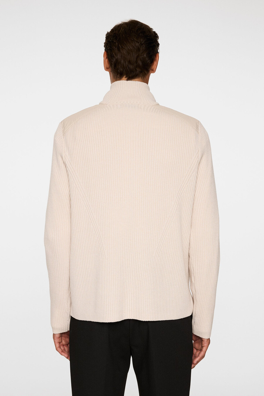 martin knitted hybrid jacket