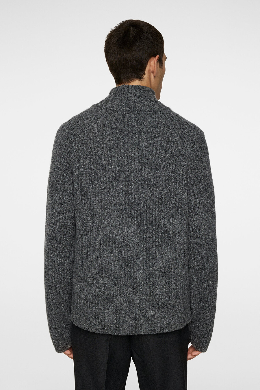 victor zip wool sweater