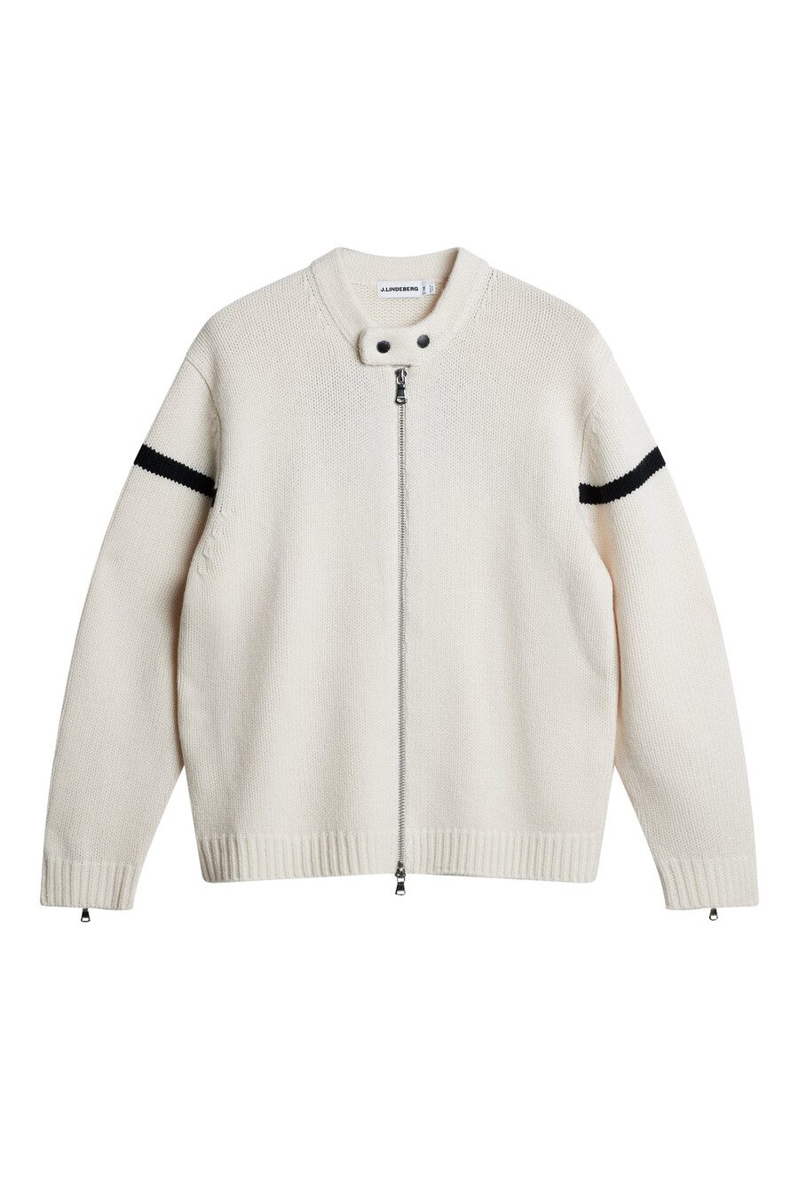 kessler biker zip knit