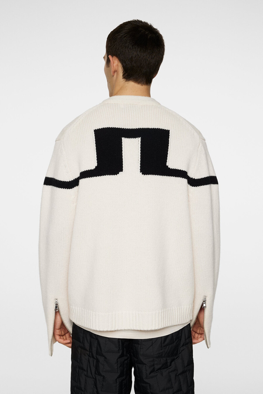 kessler biker zip knit