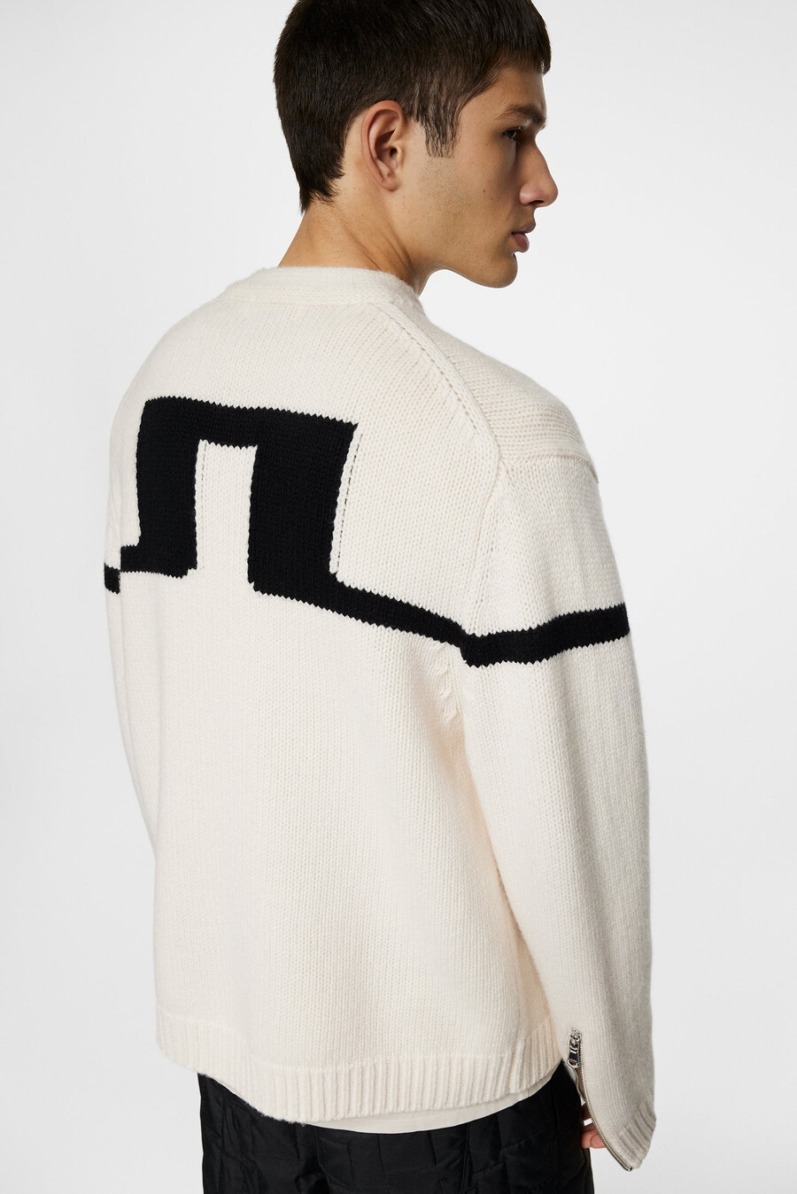 kessler biker zip knit
