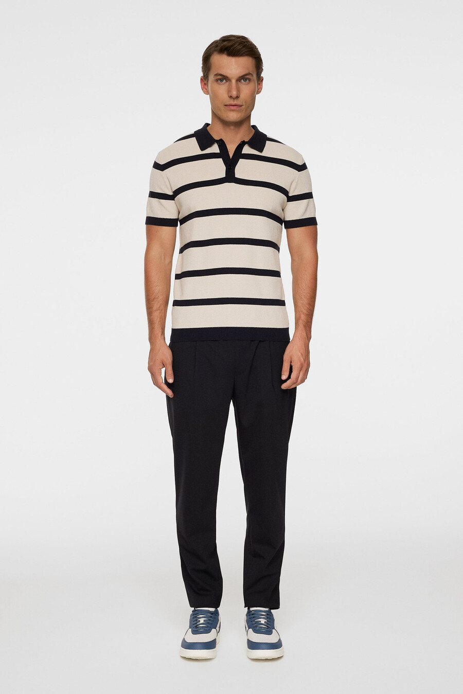 reve short sleeve stripe polo