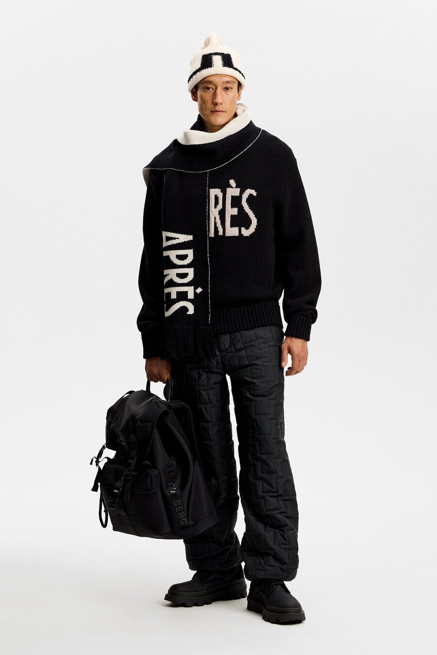 fabian graphic knit sweater