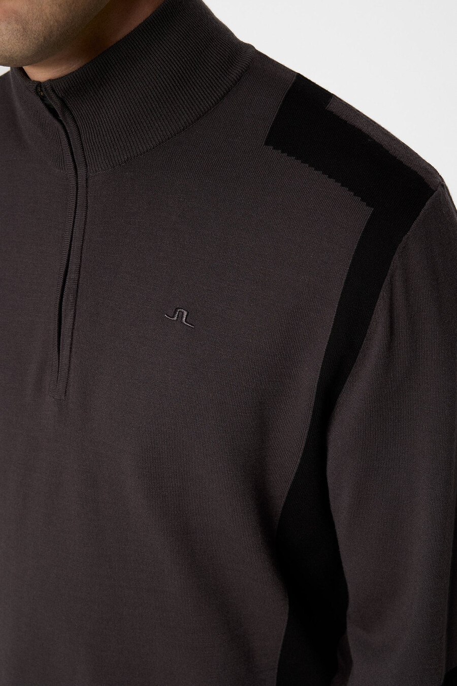 kendrick knitted zip sweater