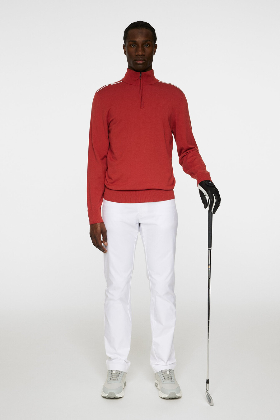 mac knitted zip sweater