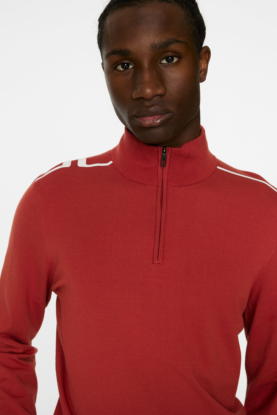 mac knitted zip sweater