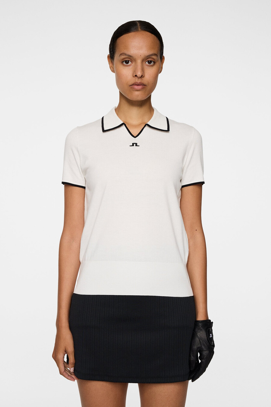 malva knitted polo shirt