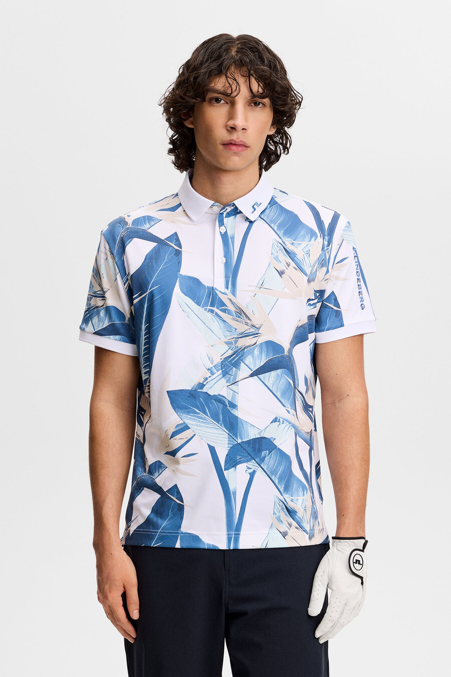 tour tech print polo