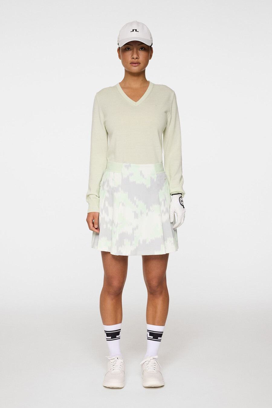 alesia print skirt