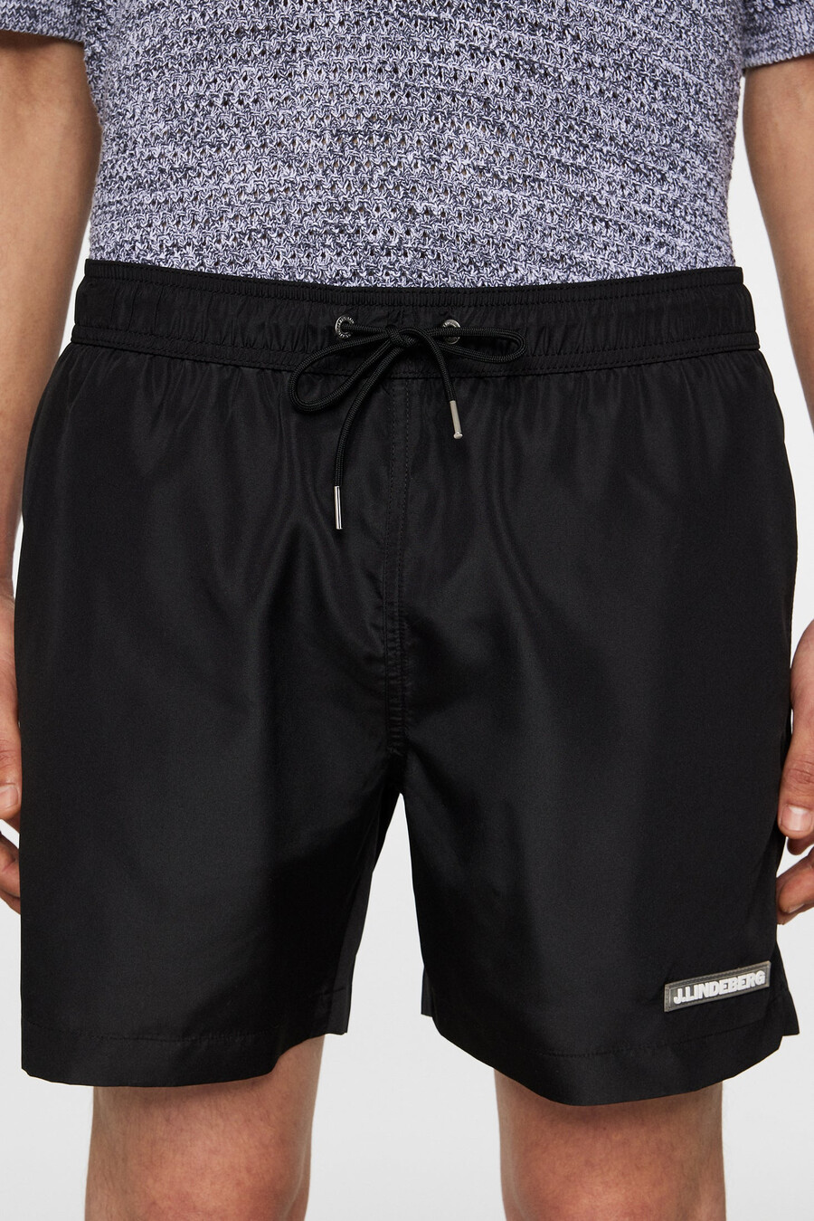 banks solid swim trunks