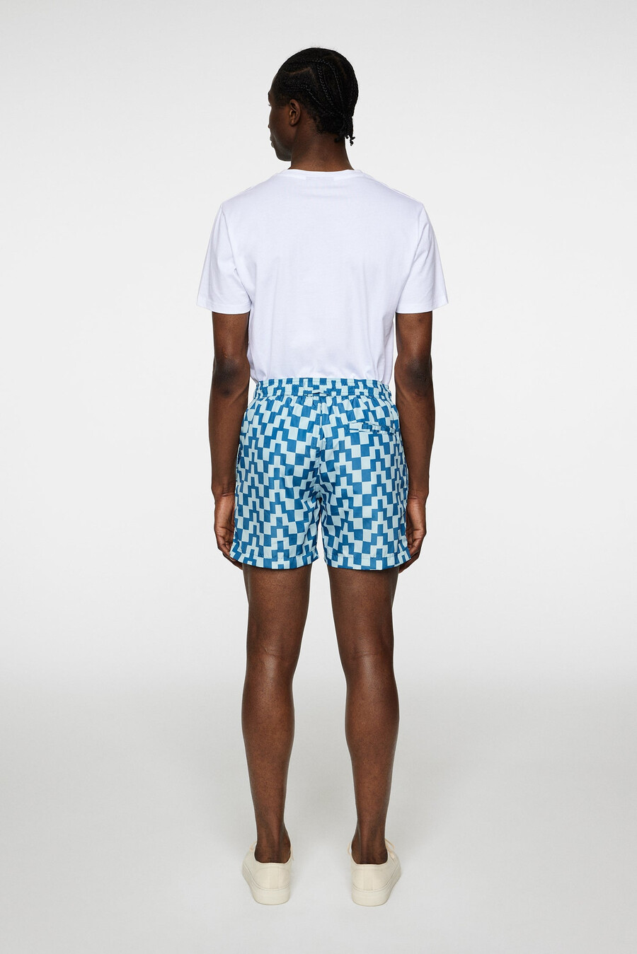 banks bridge stack swim trunks