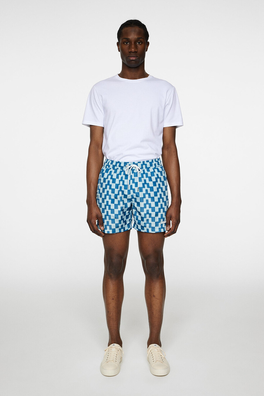 banks bridge stack swim trunks