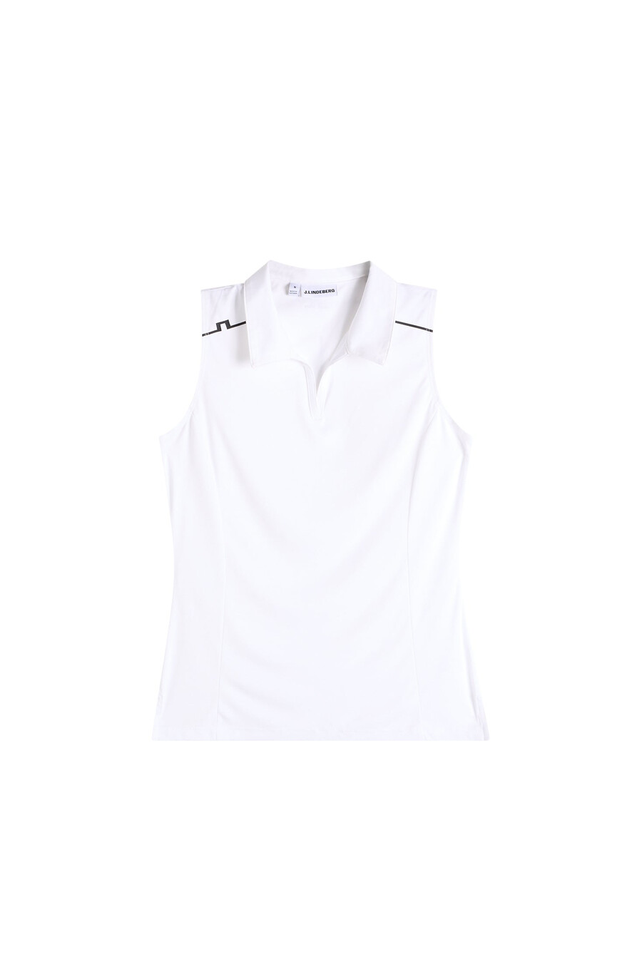 leah sleeveless polo