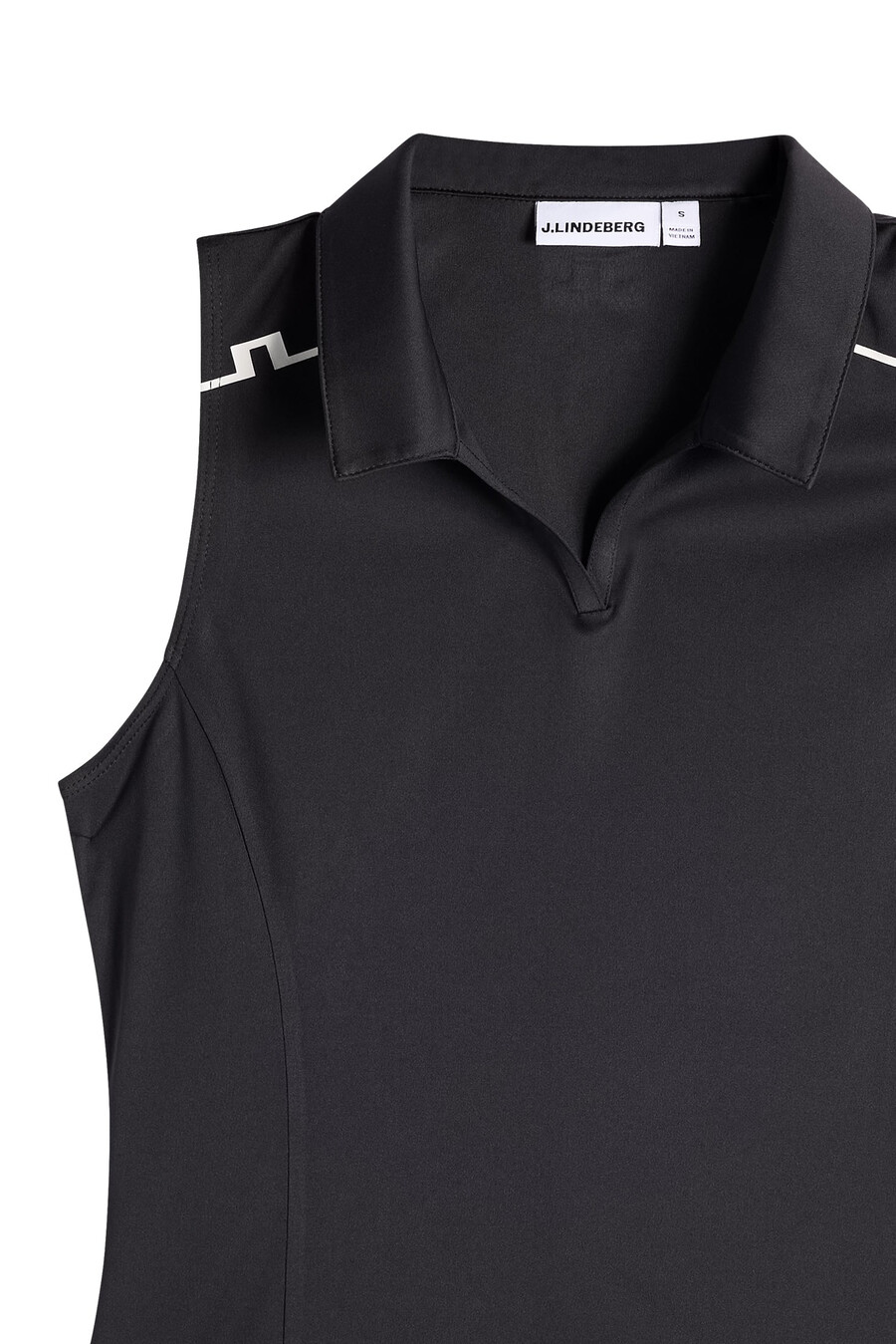 leah sleeveless polo