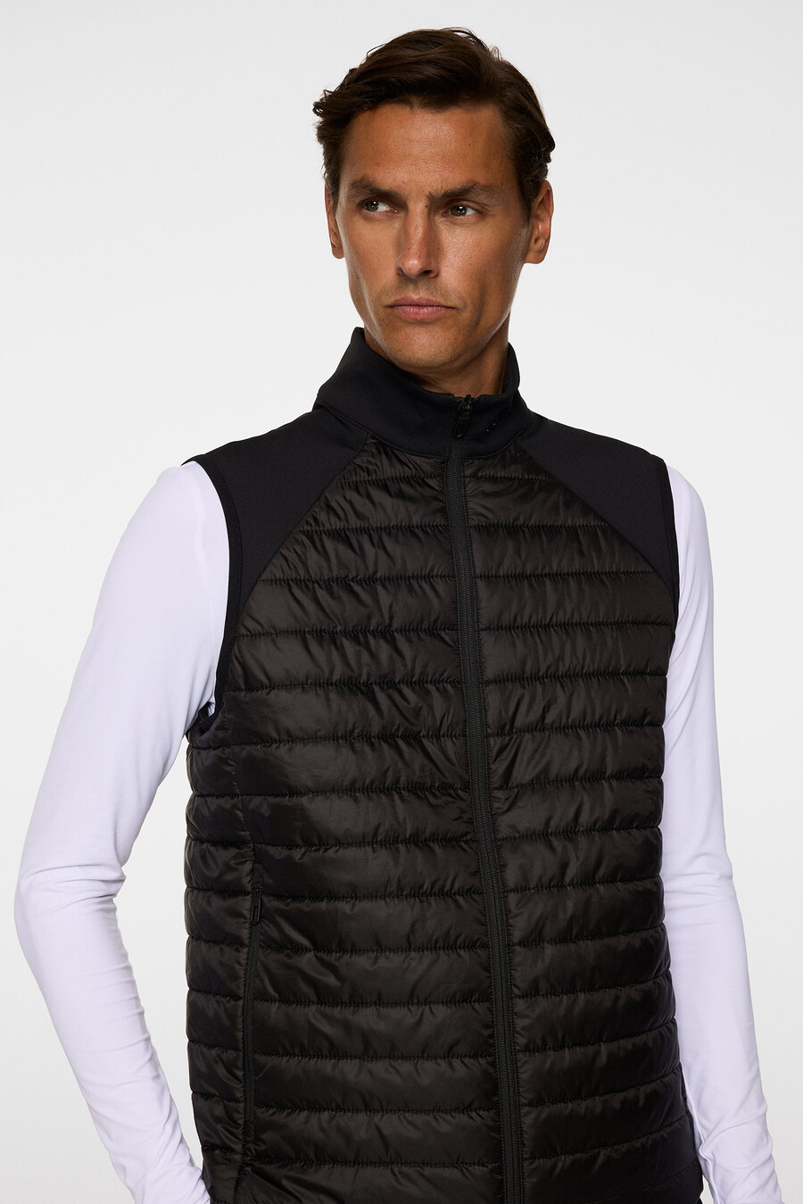 hayden quilt hybrid vest