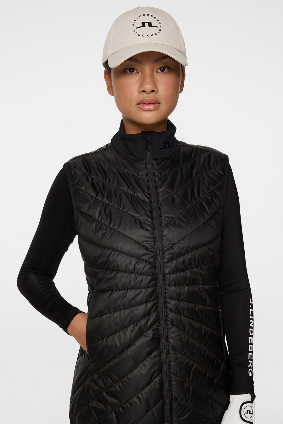 madde quilt hybrid vest